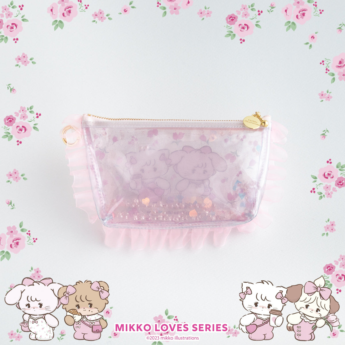 Cammy&Mousse Clear Pouch with Gusset (Size M)