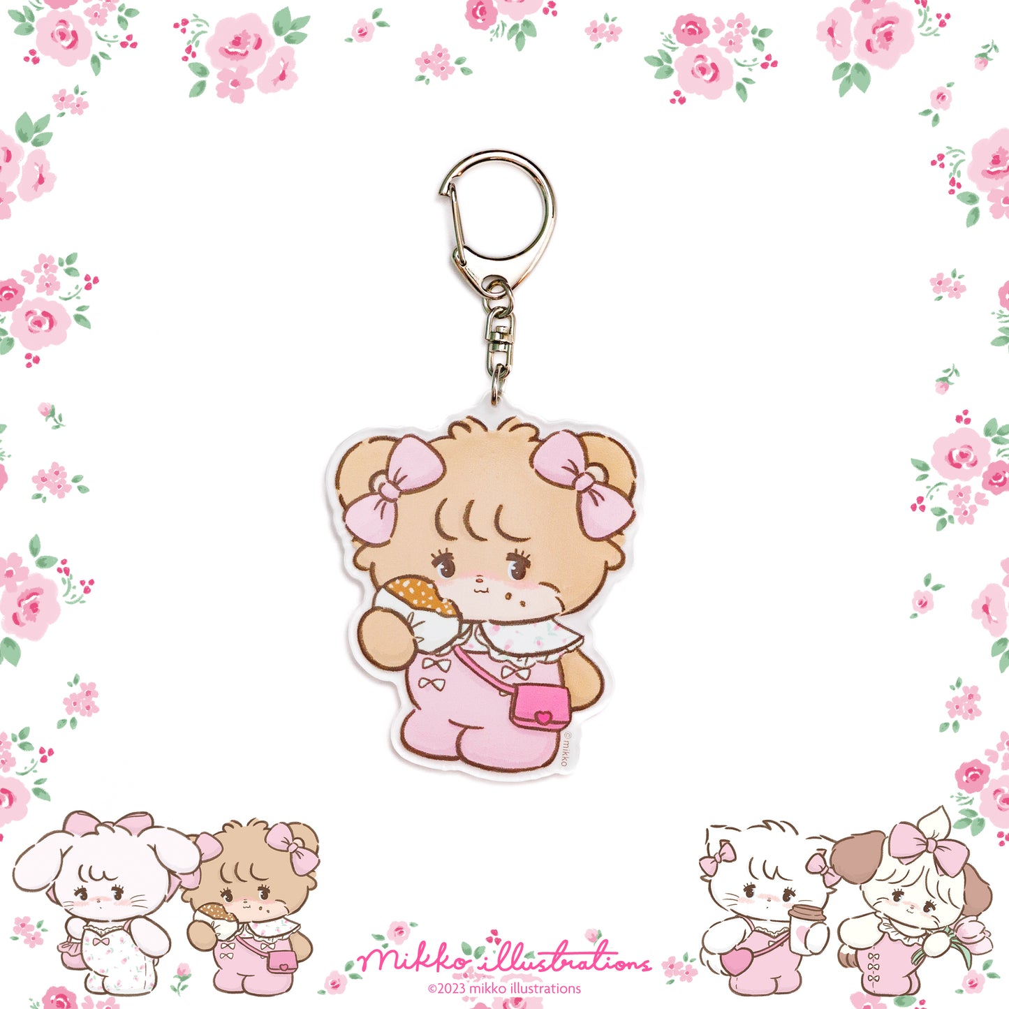 Random BIG Acrylic Key Holder (4 variations)
