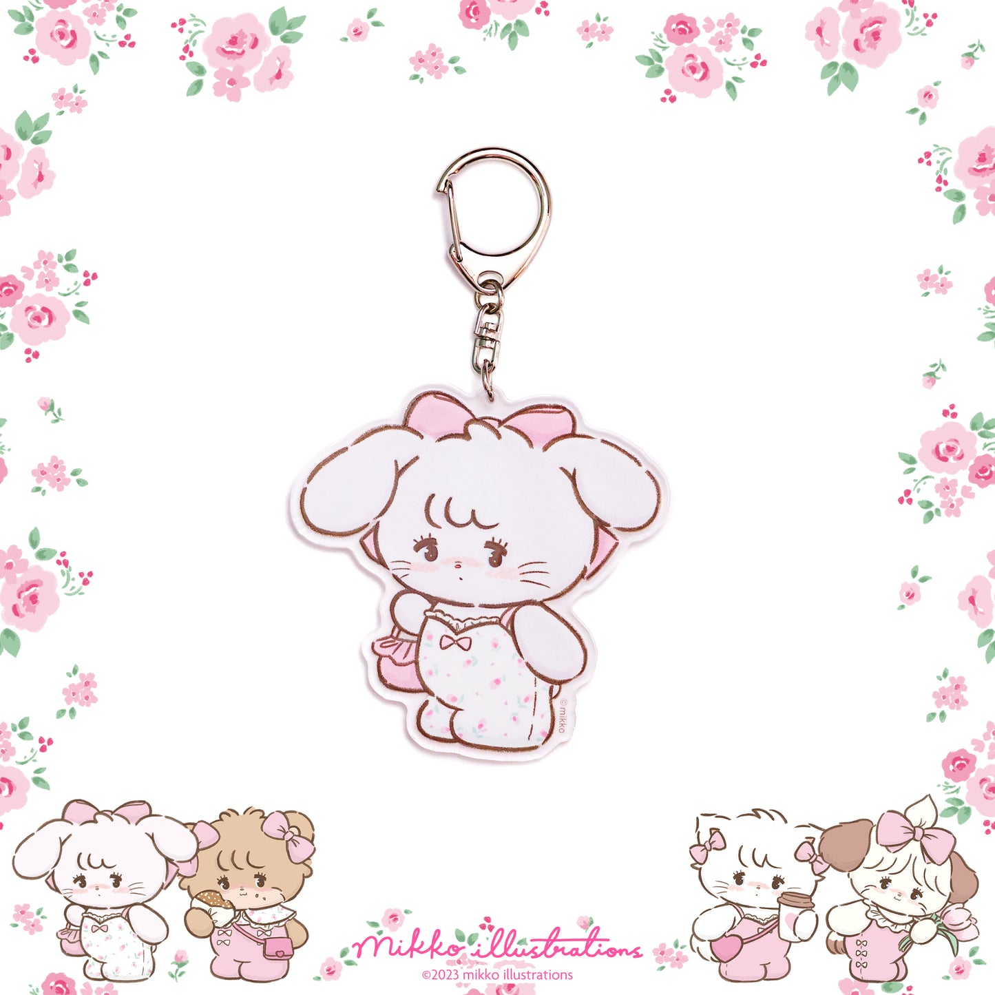 Random BIG Acrylic Key Holder (4 variations)