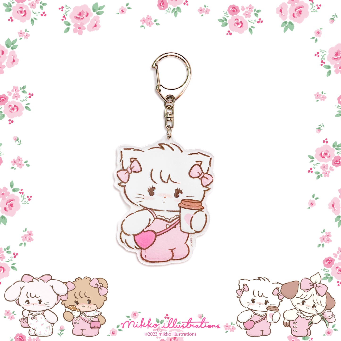 Random BIG Acrylic Key Holder (4 variations)