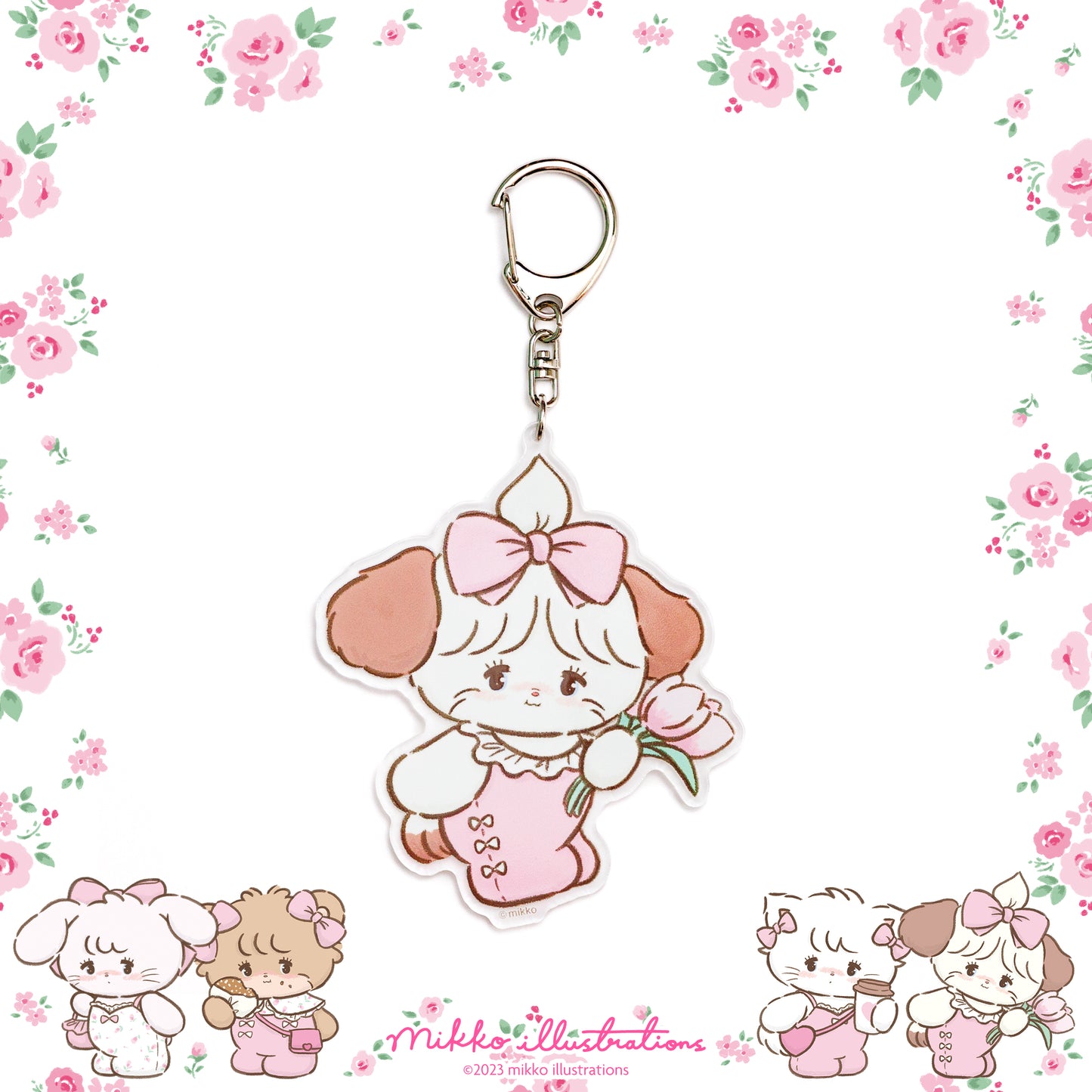Random BIG Acrylic Key Holder (4 variations)