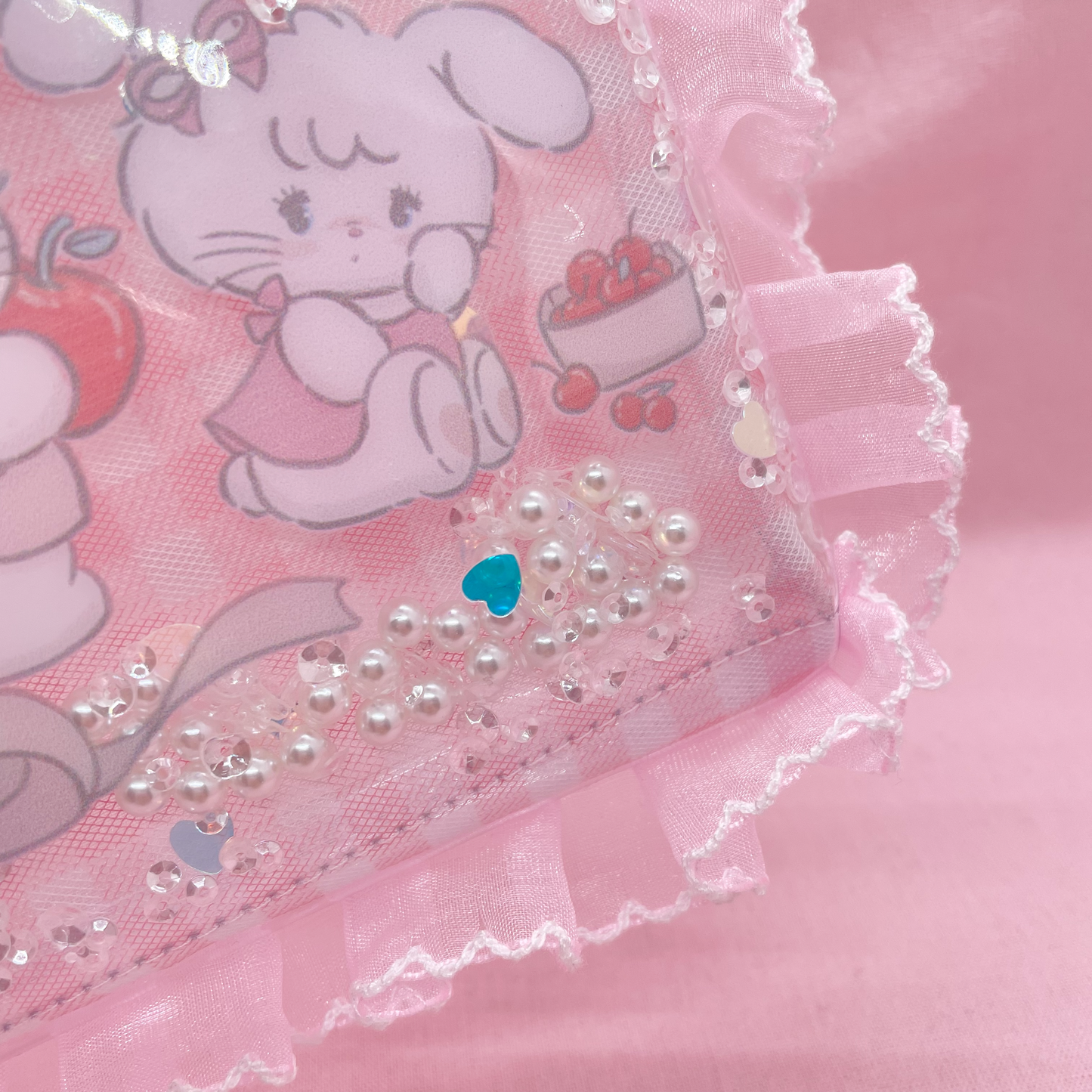 Characters Frilled Clear Pouch