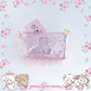 Girl Clear Pouch with Gusset (Size M・Color Black)