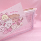 Characters Frilled Clear Pouch