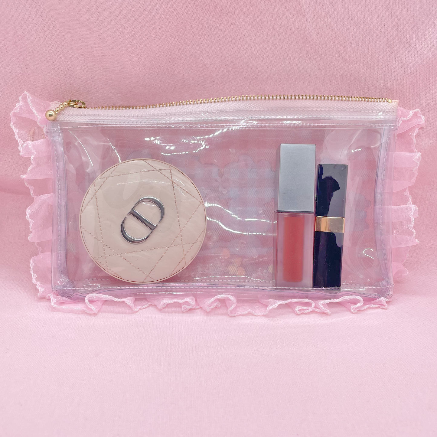 Characters Frilled Clear Pouch